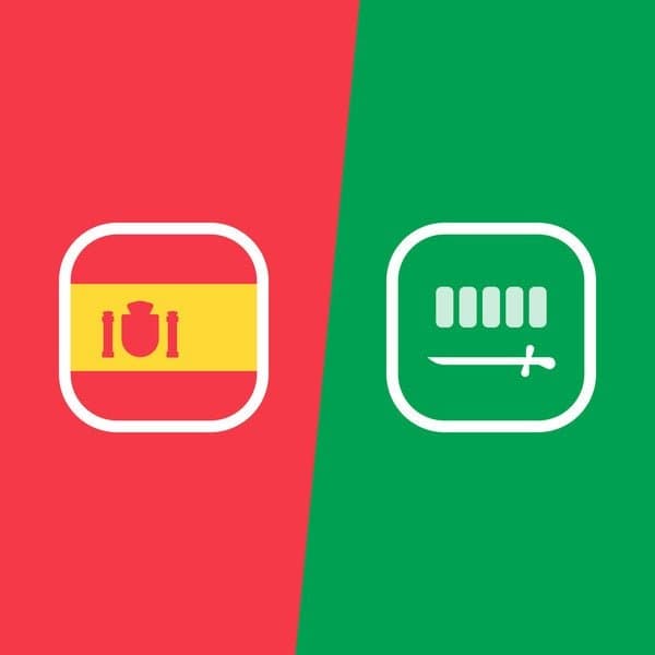 What will the announcers say during Spain vs Saudi Arabia World Cup Match?