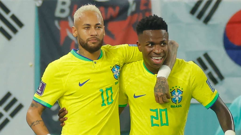 World Cup Goals H2H: Neymar vs. Vinicius Jr.