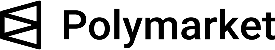 Polymarket logo black